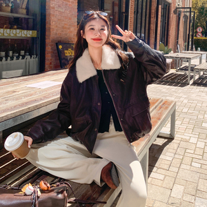 新款图 大货皮衣兔绒内胆派克服棉服275-W723-P235-K338图片