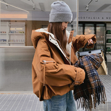 现货1000件兔绒内胆工装派克服087-M170-P195-K278，女装派克服，柒柒家