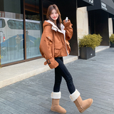 现货1000件兔绒内胆工装派克服087-M170-P195-K278，女装派克服，柒柒家