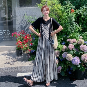 新款图数据款 大货2C525-K606-P125-k188 T恤，女装连体裤，柒柒家