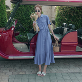 大货已出长款鱼尾连衣裙雪纺长裙087-Q76-p85-k148，女装连衣裙，柒柒家