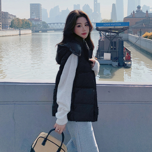 现货 黑金羽绒马甲短款马夹275-M172-P145-K198图片