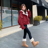 现货1000件兔绒内胆工装派克服087-M170-P195-K278，女装派克服，柒柒家