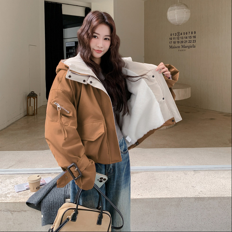 大备货几千件兔绒内胆派克服275-M170-P195-K278,女装派克服,柒柒家