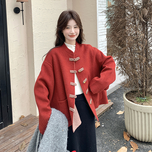 新款图 大货双面羊绒70羊毛大衣275-W186-P255-K378，女装毛呢外套，柒柒家