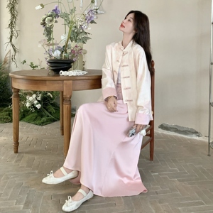 数据大货已出新中式外套+半身裙275-W665-P185-K258图片