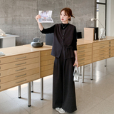 新款图大货已出马甲=裤子+打底衫三件套275-W811-P195-K318，女装套装/套裙，柒柒家