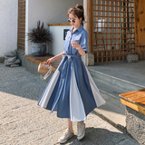 大货已出主推款长款法式连衣裙087-Q105-P115-K168，女装连衣裙，柒柒家