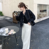 图大货已出牛仔明线短外套275-W682-P155-K228，女装短外套，柒柒家