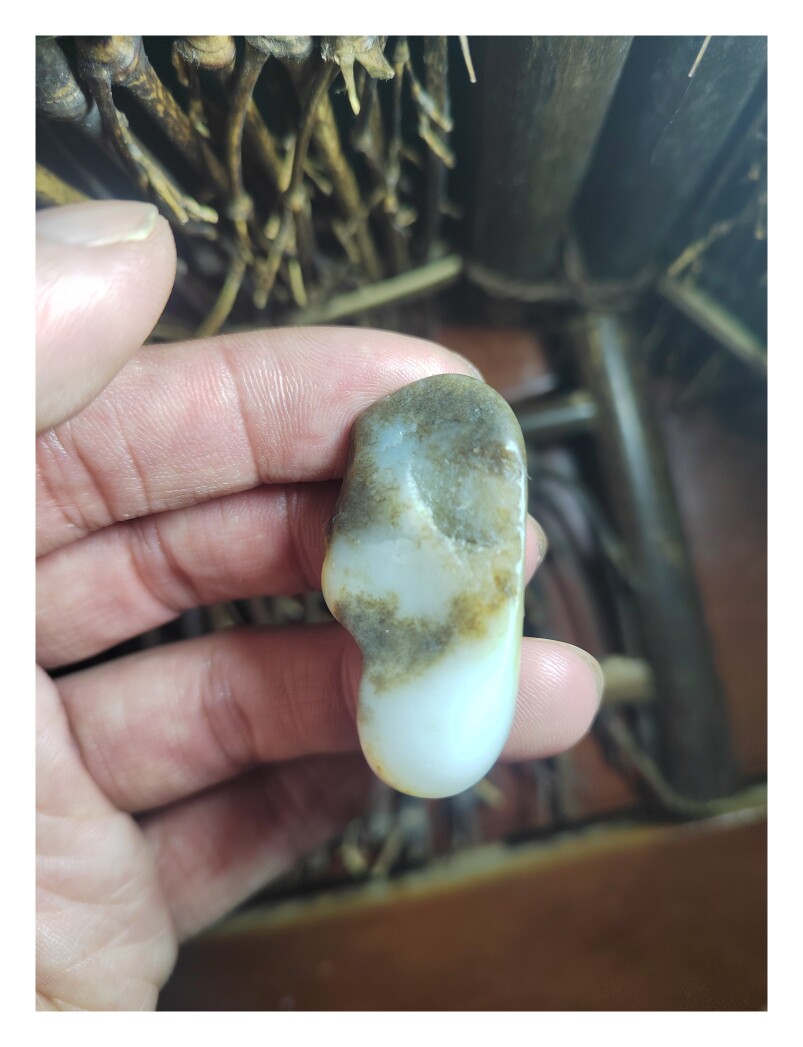 羊脂白玉系列新疆和田玉籽料狗头玉羊脂玉,珠宝文玩之和田玉