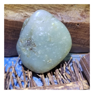 雪花玉冰川冻料 油润度高玩料 新疆和田玉籽料原石雪花玉冰川料