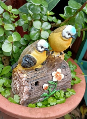 仿真别墅阳台创意动物园艺杂货