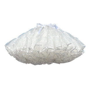 洛丽塔裙撑狗短无骨软纱短款暴力撑卡门超蓬鸭屁股裙撑45cm