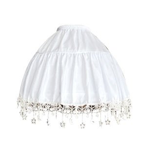 裙撑lolita星星可调节鱼骨撑洛丽塔日常暴力夏季衬裙中长款蓬蓬裙