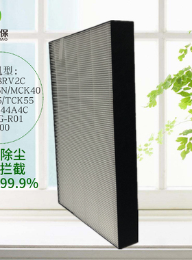 适配大金空气净化器MCK38RV2C ACK55N 空气过滤网BAFP044AC滤芯