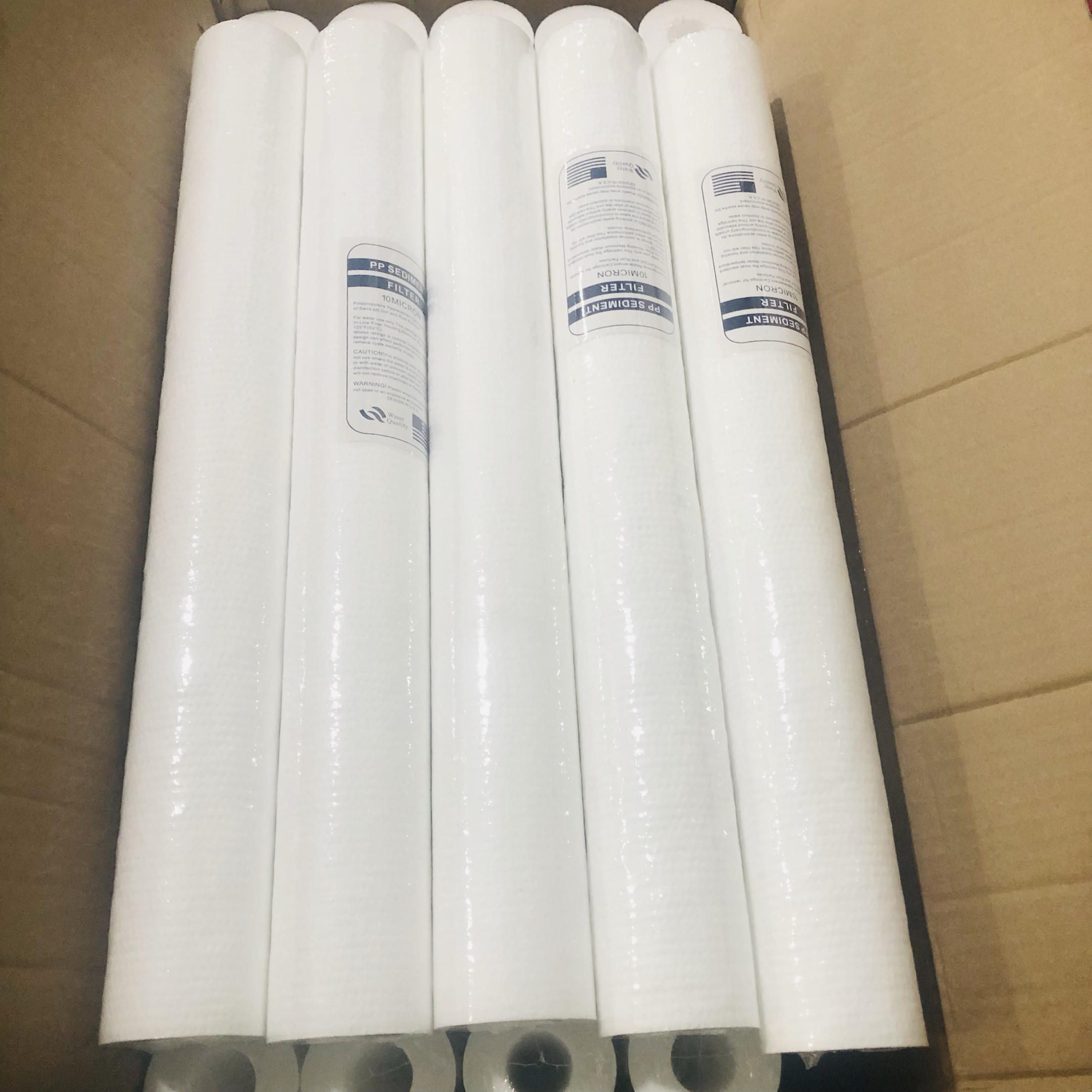 10寸20寸30寸40寸熔喷滤芯 PP棉 净水器滤芯 水处理保安滤芯50支