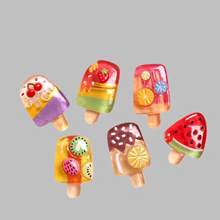 饰强磁力贴磁铁 可爱留言装 来只雪糕吧 创意diy卡通树脂冰箱贴个性