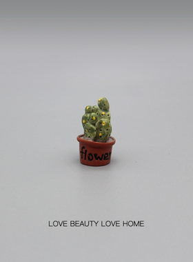 好无聊！摆几只迷你小盆栽精致迷你工位办公桌小摆件可爱情绪治愈