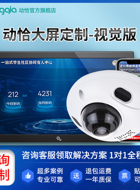 客流数据大屏展示客流计数器定制