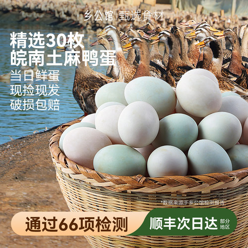 现捡现发农家散养土鸭蛋新鲜鸭蛋