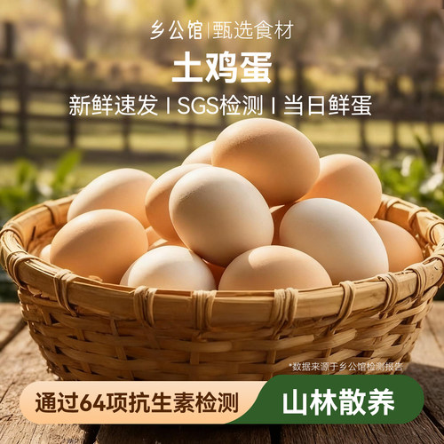 正宗农家散养土鸡蛋新鲜顺丰包邮