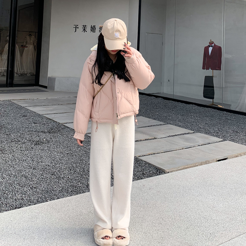 小个子设计感90白鸭绒羽绒服女