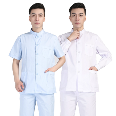 男对门立领护士分体生养老院小褂