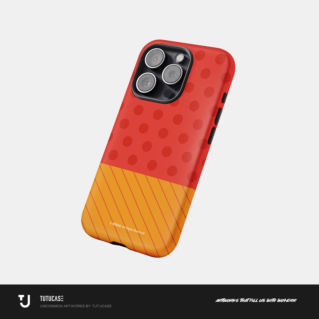 TUTUCASE｜原创韩国进口菲林磨砂二合一手机壳 多巴胺麦门 C061