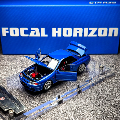 FH 1:64 日产 Skyline GT-R R32 Nismo S-Tune 合金全开汽车模型