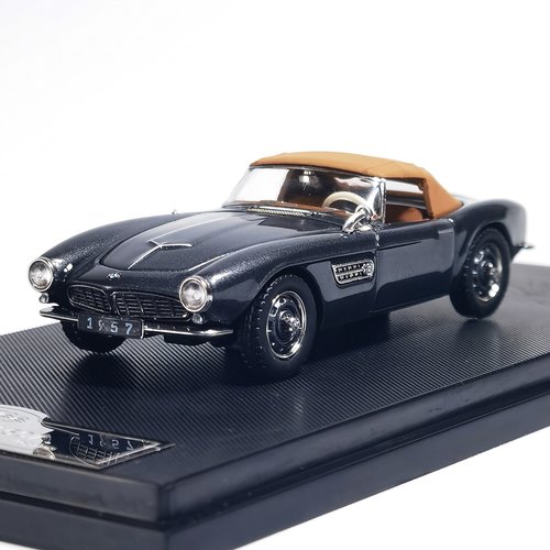 GFCC 1:64 1957BMW宝马507敞篷前后开盖仿真合金汽车模型收藏摆件