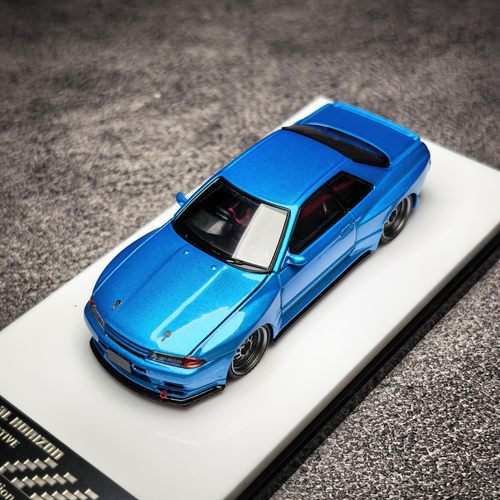 FH 1/64 日产 Skyline GT-R R32 GA宽体改装版 合金汽车模型