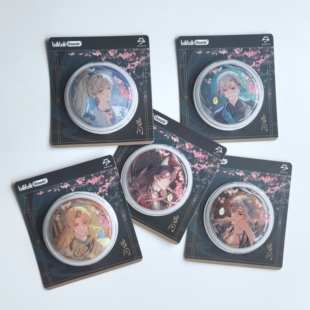 BILIBILIGOODS 猫耳FM MANTA当问系列徽章吧唧周边色纸挂件