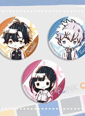 BEMOE 正版 时光代理人Graff art系列糖果迷你吧唧徽章套装周边