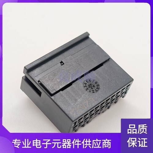 AAUS01AS0-020K01 LOTES储能连接器汽车BMS母座塑料成品20PIN黑色