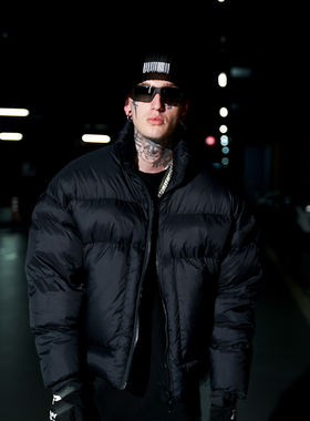 PMW 复古机能立领羽绒服男女同款90白鸭绒短款加厚保暖外套