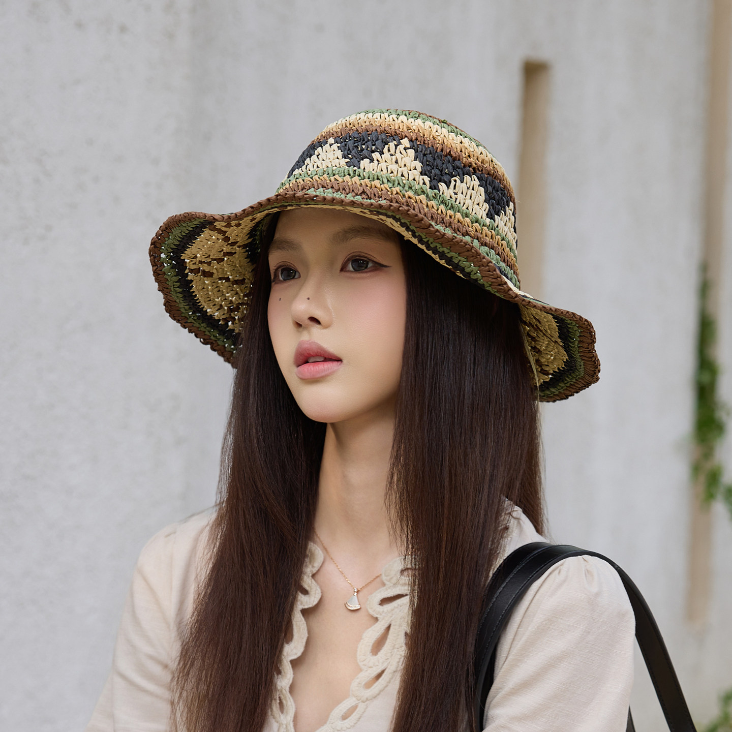 谷兜空间盆帽彩色出游夏透气
