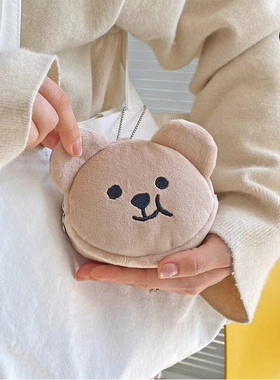 duye度也 韩国Jelly Bubble腐笑熊panggom零钱包挂件大容量包挂