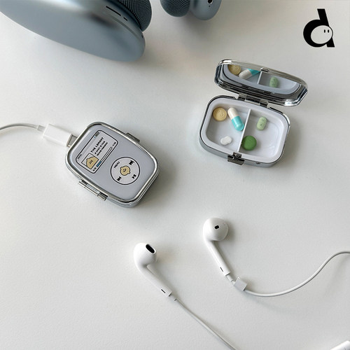 韩国进口ins风维生素收纳小药盒