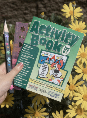 duye度也 韩国THENCE趣味DIY涂鸦剪裁素材本童趣游戏书ins风手帐