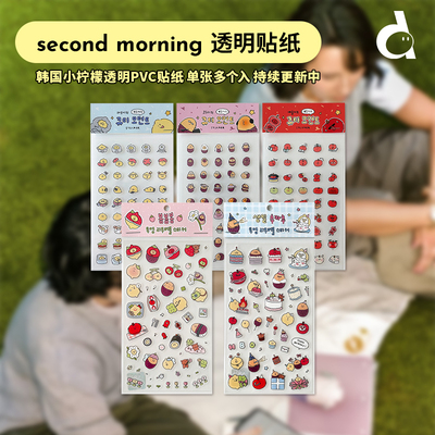 韩国进口手帐可爱装饰透明贴纸