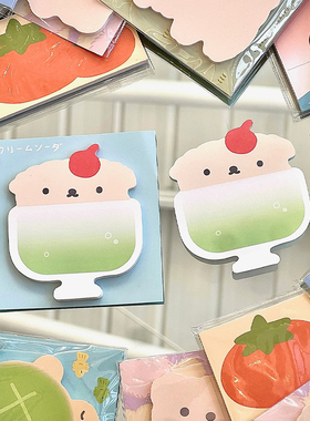 duye度也 韩国hookka hookka粘性便签ins风手绘可爱手帐拼贴记录