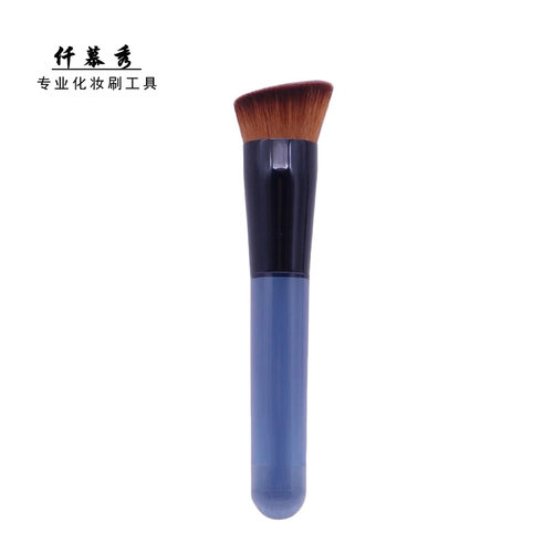 注塑化妆刷斜平头粉底刷