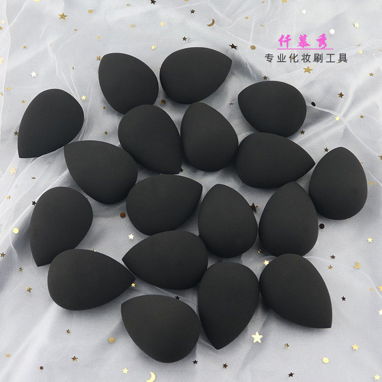 仟慕秀 黑色水滴 化妆海绵粉扑 美妆蛋 彩妆蛋干湿两用化妆工具,彩妆/香水/美妆工具,美妆蛋/扑/海绵,淘宝优惠券,粉丝福利购,淘宝优惠卷