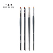 毕加索406 712 722眼线刷超薄细节泪沟遮瑕刷多功能化妆刷铜管