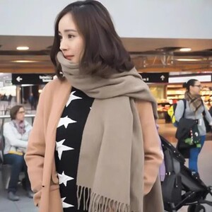 羊绒精品 秋冬新款山羊绒披肩围巾男女款式 围巾