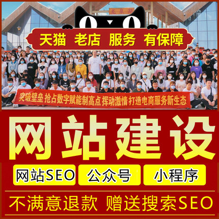 网站建设制作企业公司做网站设计商城模板微信小程序开发定制seo