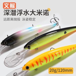 路亚饵米诺长舌板深潜套装远投浮水淡水翘嘴黑鱼海钓鲈鱼通杀假饵