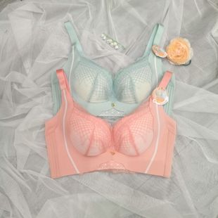 香蜜闺秀中厚四排扣24312047健康绵无钢圈调整BC杯文胸副乳克星