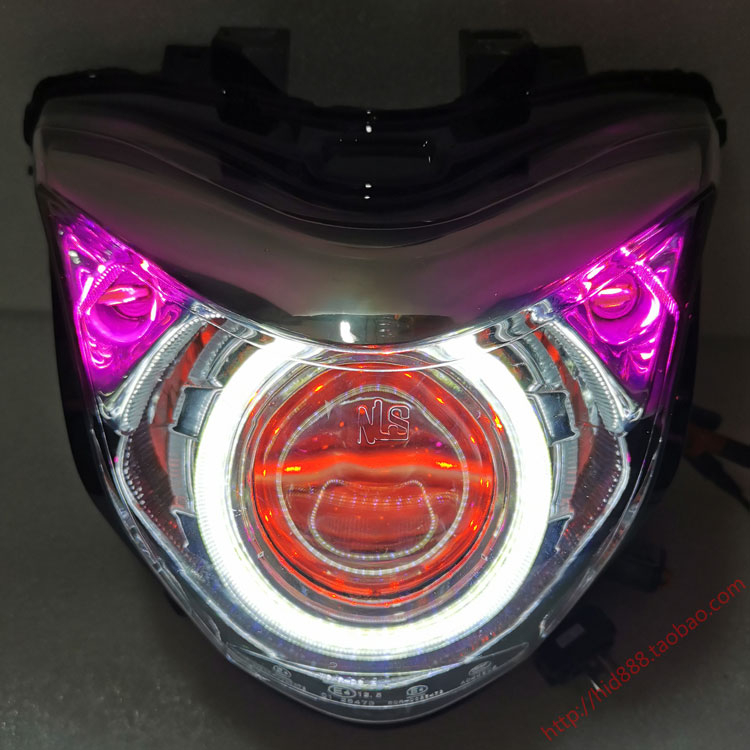 适用GW250F/DL250/GSX250R大灯总成改装海5双光透镜氙气灯天使眼-封面