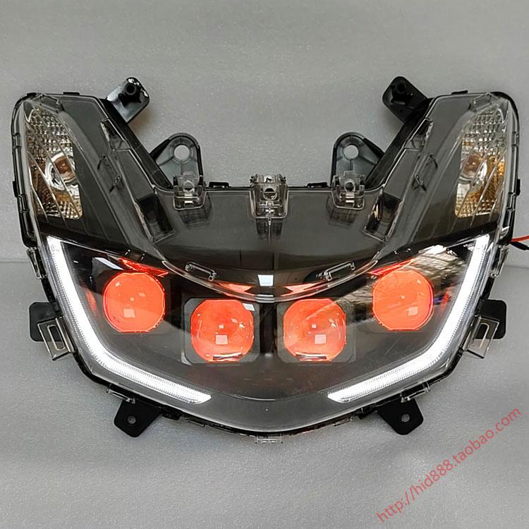 巡鹰JYM125T-3大灯总成改装